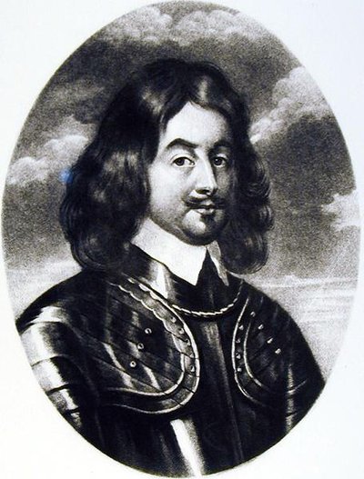 Charles Fleetwood (d.1692) illustration fra Portraits of Characters Illustrious in British History, indgraveret af Robert Dunkarton (1744-c.1817) (mezzotint) af English School